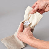 Eye Pillow - Hot/Cold: Herringbone Linen - Holistic Habitat 