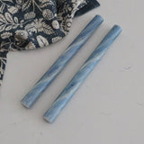 Marbled Sky 10 Inch Taper Candles - Set of 2