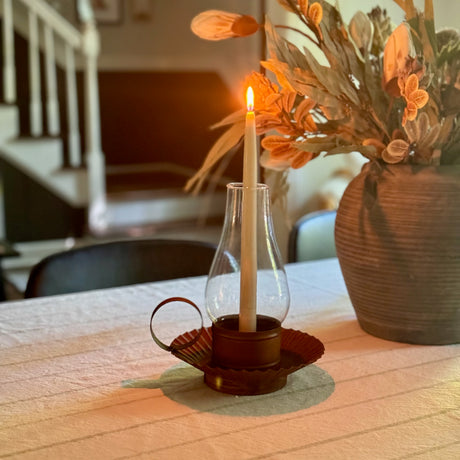 Rustic Chamberstick Candleholder