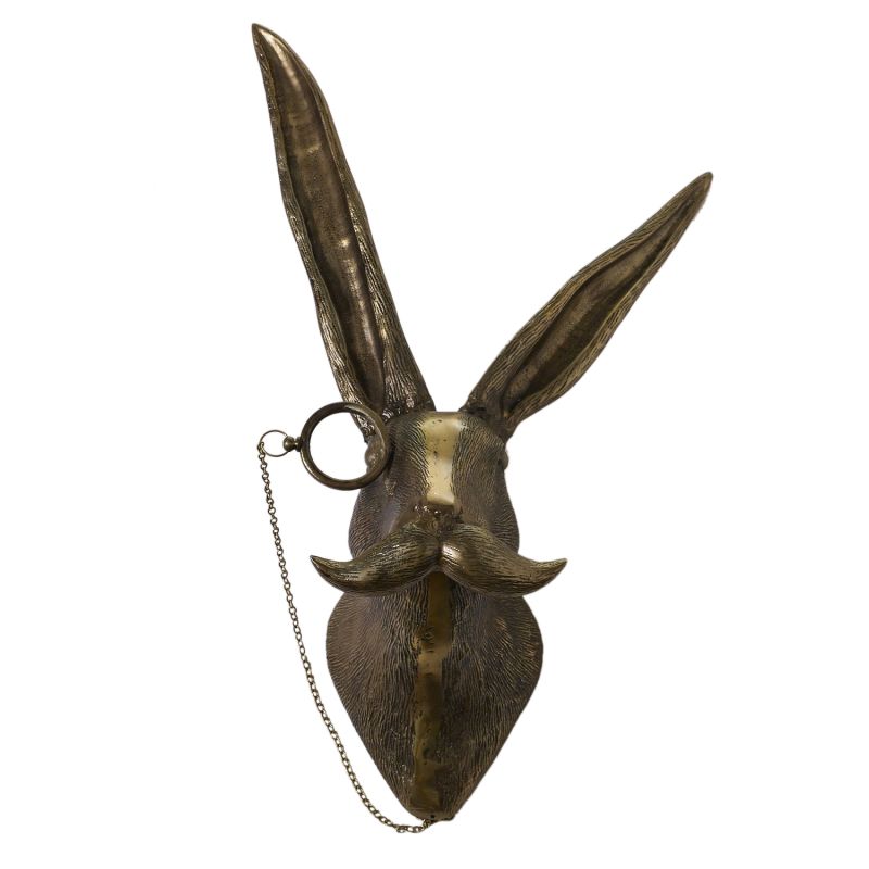 Eric the Hare Gold Wall Hanging Bust - Holistic Habitat 