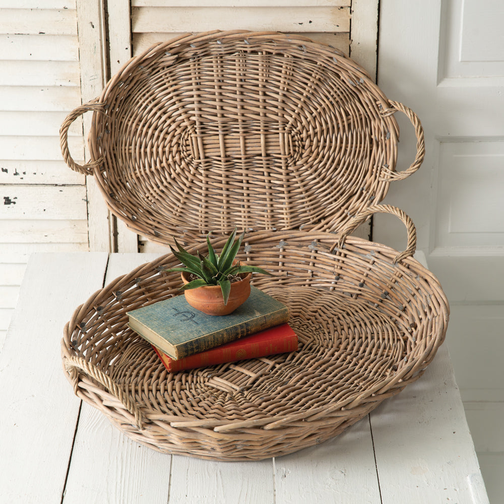 Abilene Oval Large Wicker Tray Set (Copy)