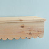 Smitten For Scallops Wooden Shelf