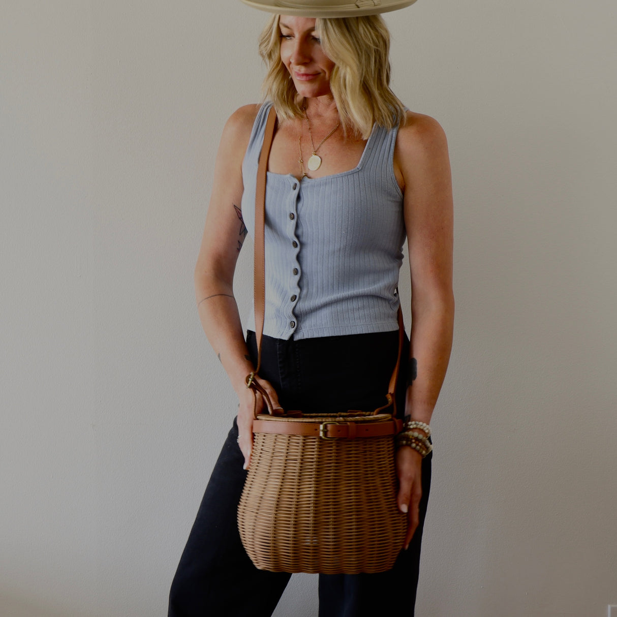 Anja Foraging Satchel Basket