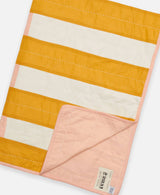 Offset Stripe Quilt Throw - Rust - Holistic Habitat 