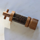 Acacia Wood & Acrylic Salt or Pepper Mill - Holistic Habitat 