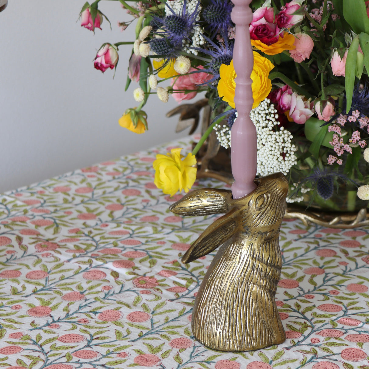 Petunia Rabbit Candle Holder - Holistic Habitat 