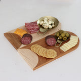 Dark Hickory Double Arch Charcuterie Board - Holistic Habitat 