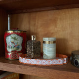 Orange Blossom Hand Block Printed Tray