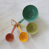 Spring Palette Enameled Steel Measuring Cups - Set of 4 - Holistic Habitat 