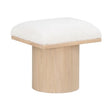 Sylas Light Oak & Boucle Modular Ottoman - Holistic Habitat 