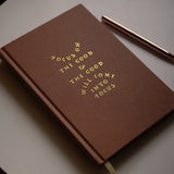 'Focus On The Good' Linen Bound Journal