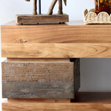 Anila Recycled Acacia Wood Console Table - Holistic Habitat 