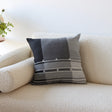 Kala Cotton Throw Pillow Cover in Black - Holistic Habitat 