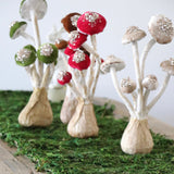 Enchanted Forest Moss and Burlap Table Runner