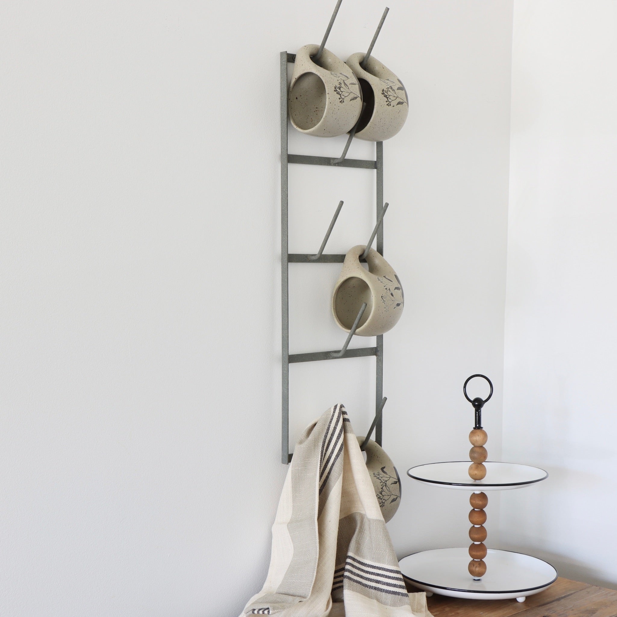 Hang it Up Ledge Shelf with Hooks, Holistic Habitat