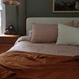 Waffle Weave Cotton Blanket - Terracotta - Holistic Habitat 