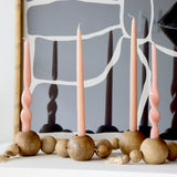 Wooden Bead Garland Candle Holder - Holistic Habitat 