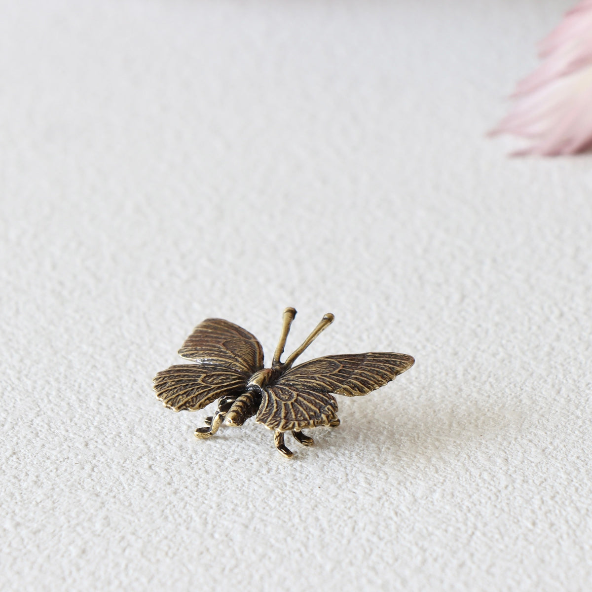 Mini Brass Butterfly - Holistic Habitat 