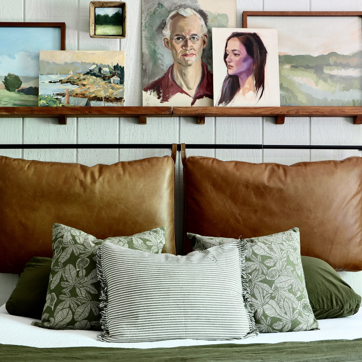 Abby Stripe Charcoal Pillow Cover - Holistic Habitat 