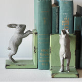 Secret Garden Cast Iron Bunny Bookends - Holistic Habitat 