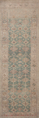 Aubrey Rug- Aqua & Sand - Holistic Habitat 