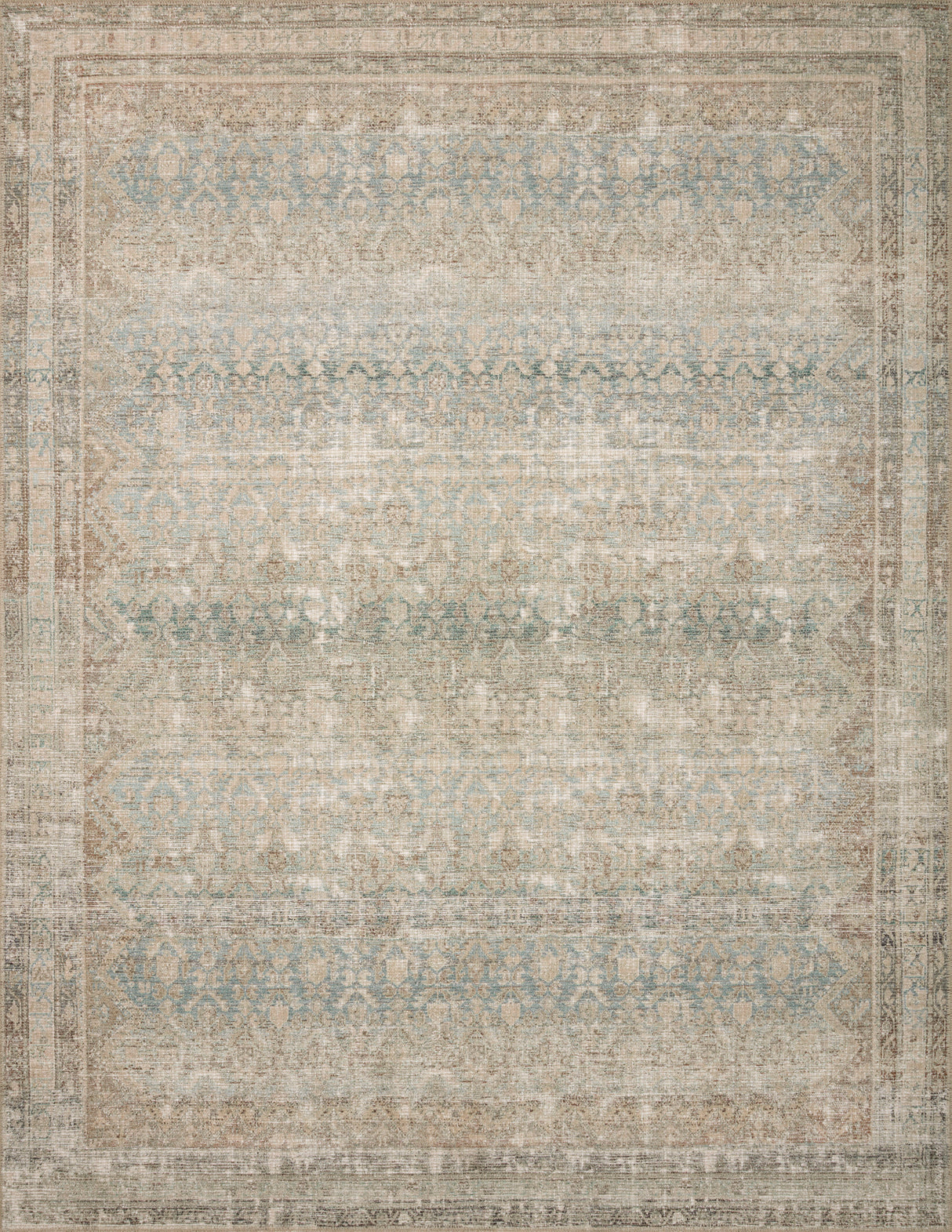 Aubrey Rug- Jade & Natural - Holistic Habitat 