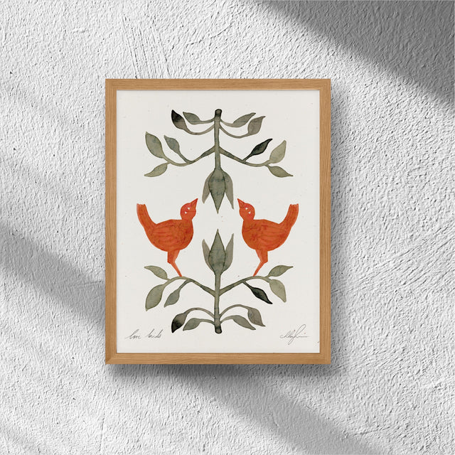 Love Birds Print - Holistic Habitat 