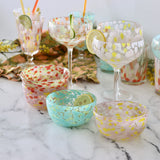 Confetti Hand Blown Glass Bowls - Set of 4 - Holistic Habitat 