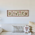 Garden Party Embroidered Wall Art - Holistic Habitat 