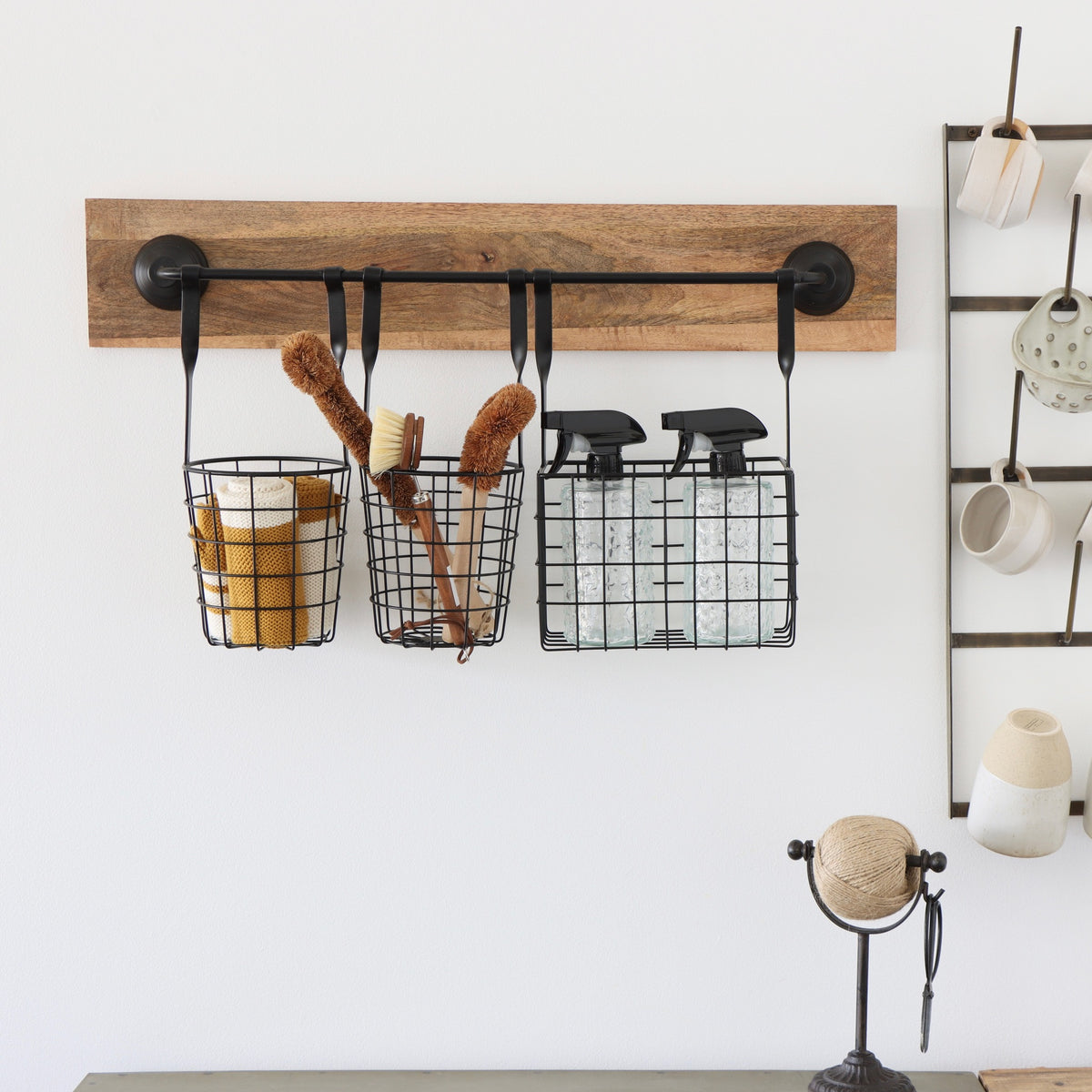 Store It All - Wall Hanging Basket Organizer - Holistic Habitat 