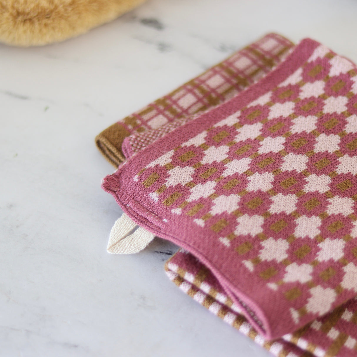 Pretty in Plum Dishcloths - Set of 3 - Holistic Habitat 