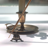 Kungfu Turtle - Brass Incense Holder - Holistic Habitat 