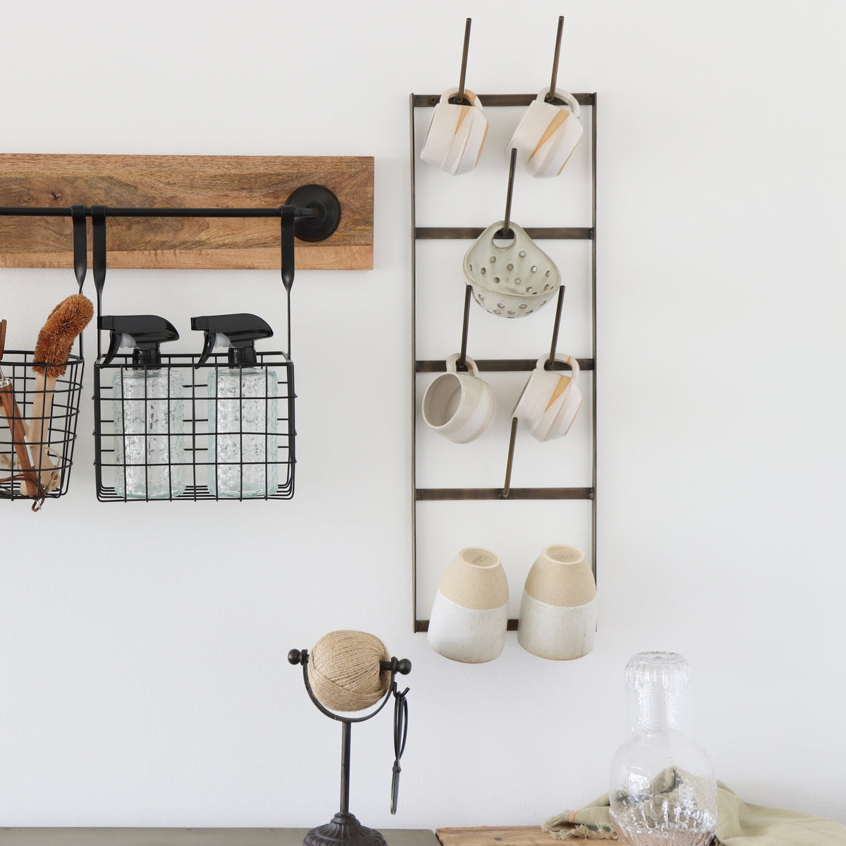 Store It All - Wall Hanging Basket Organizer - Holistic Habitat 