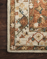 Beatty Rug - Ivory & Rust - Holistic Habitat 