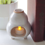 Hive Chiminea Ivory Incense Burner / Candle Holder - Holistic Habitat 