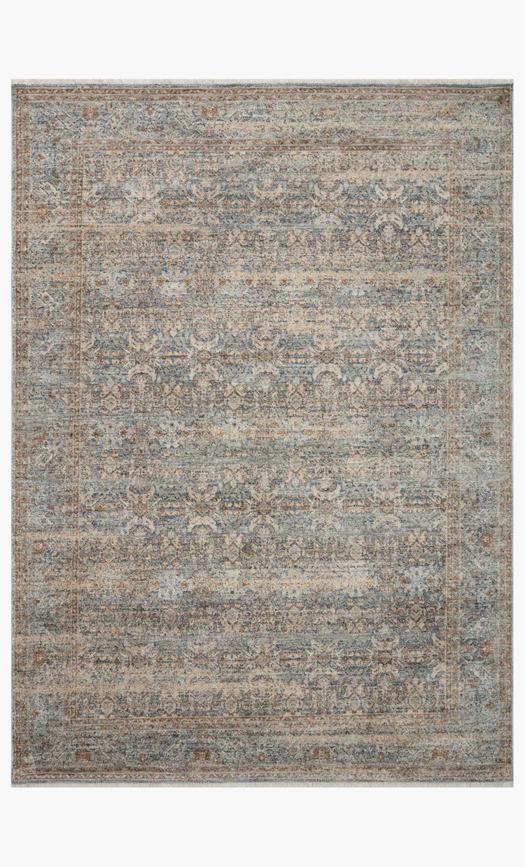 Blake Rug- Ocean & Mocha - Holistic Habitat 