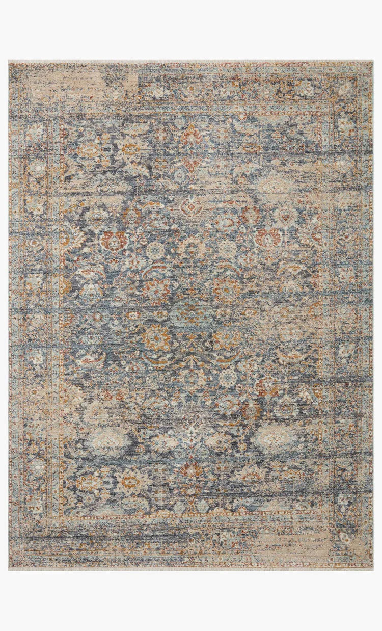 Blake Rug- Navy & Multi - Holistic Habitat 