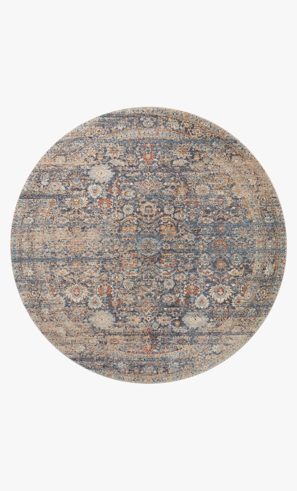 Blake Rug- Navy & Multi - Holistic Habitat 