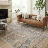 Blake Rug- Navy & Multi - Holistic Habitat 