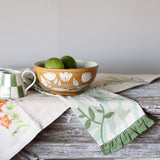 Summer Garden Cotton Printed Tea Towels - Set of 3 - Holistic Habitat 