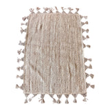 Kavya Jute Braided Tassel Rug 4x6 - Holistic Habitat 