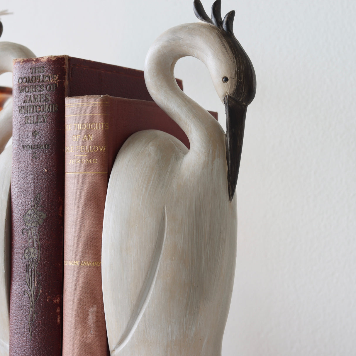 Heron Resin Bookends - Set of 2 - Holistic Habitat 