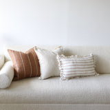 Mable Striped Sienna Pillow Cover