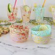 Confetti Hand Blown Glass Bowls - Set of 4 - Holistic Habitat 