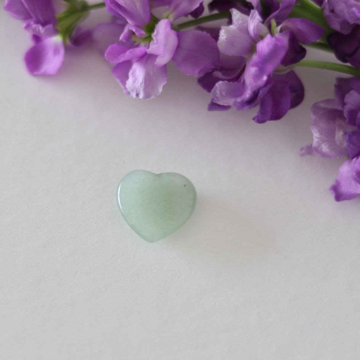 Green Aventurine Heart - Holistic Habitat 