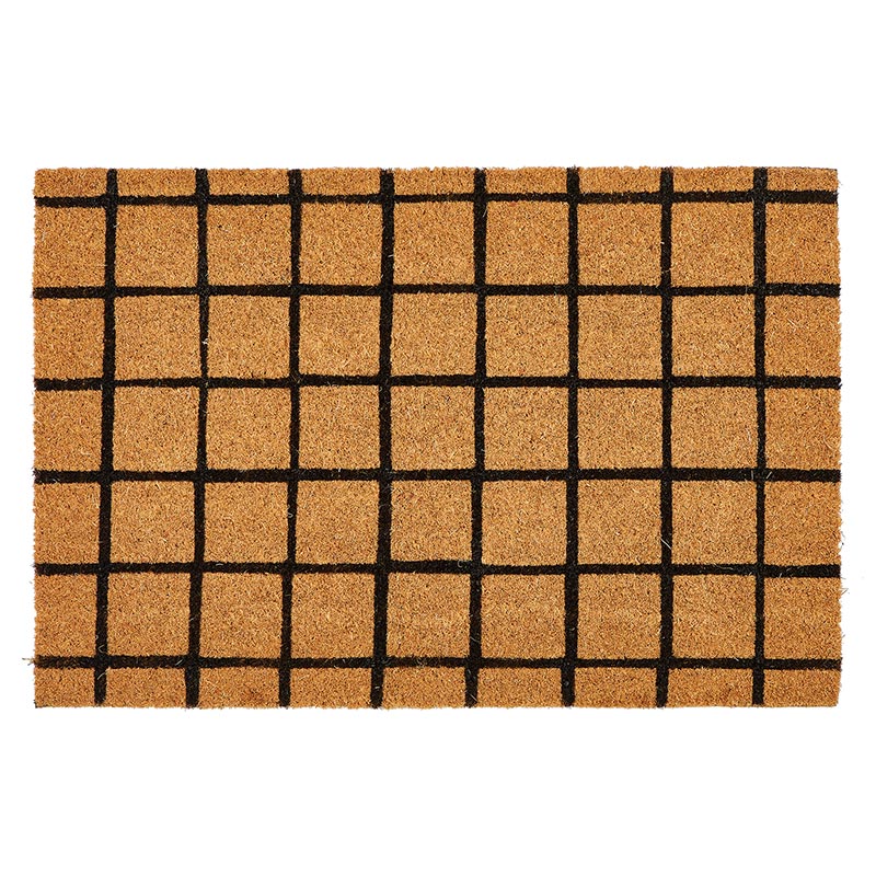 Grid Coir Doormat - Holistic Habitat 