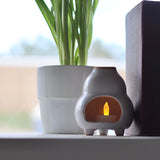 Hive Chiminea Ivory Incense Burner / Candle Holder - Holistic Habitat 