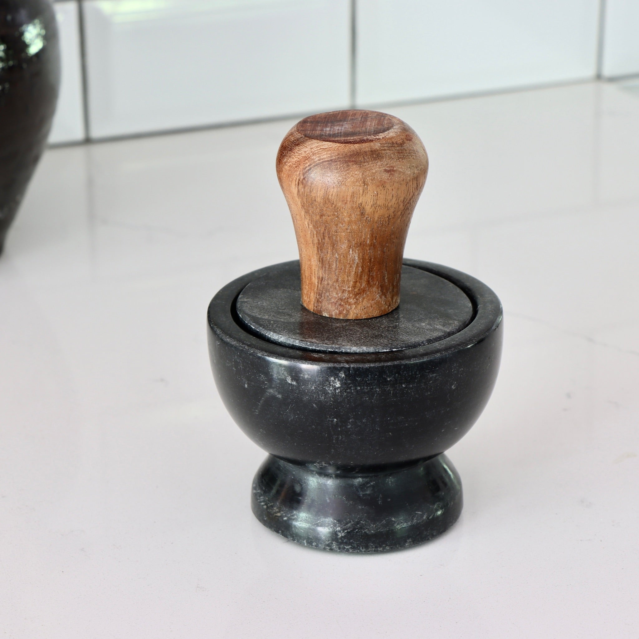 4 Black Marble Mortar & Pestle from Magick Planet | Mortar & Pestles, Grinders & Spoons