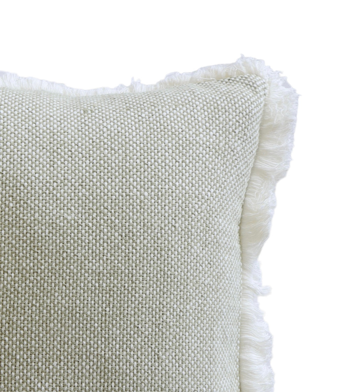 Zachary Sage Textured Woven Pillow Cover - 18 Inch - Holistic Habitat 