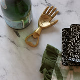 Brass Helping Hand Bottle Opener - Holistic Habitat 